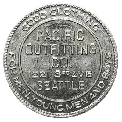 1 Dollar - Pacific Outfitting Co. (Seattle, Washington) ND front