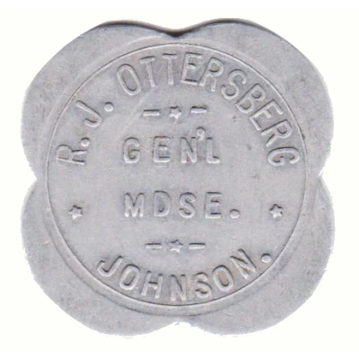 1 Dollar - R.J. Ottersberg General Merchandise (Johnson, Nebraska) ND front