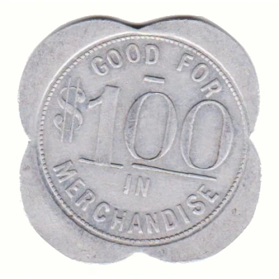 1 Dollar - R.J. Ottersberg General Merchandise (Johnson, Nebraska) ND back