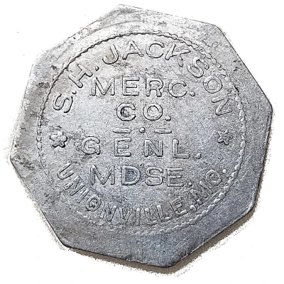 1 Dollar - S. H. Jackson (Unionville, Missouri) ND front