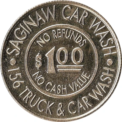 1 Dollar - Saginaw Car Wash (Saginaw, Michigan) ND front