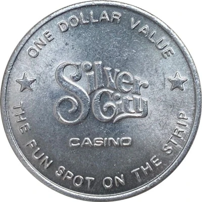 1 Dollar - Silver City Casino (Las Vegas, Nevada) ND front