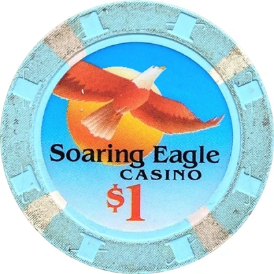 1 Dollar - Soaring Eagle Casino (Mt. Pleasant, Michigan) ND back