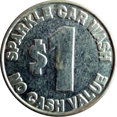 1 Dollar - Sparkle Car Wash (Newton, Pennsylvania) ND back