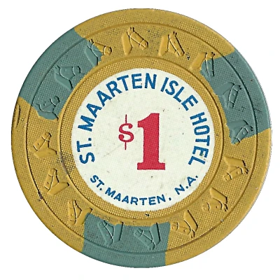 1 Dollar - St. Maarten Isle Hotel ND front