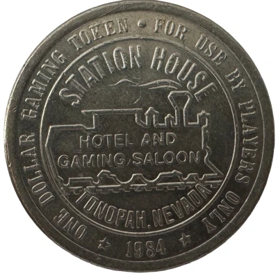 1 Dollar - Station House Tonopah, Nevada front