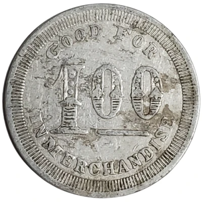1 Dollar - The Bowman Stores (Grayville, Illinois) ND back