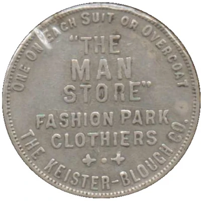 1 Dollar - The Keister-Blough Co. (Wooster, Ohio) ND front