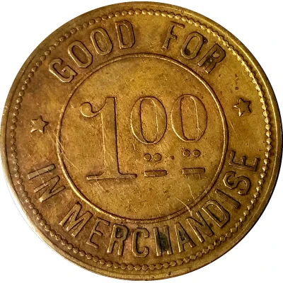 1 Dollar - The Mercantile Co. ND back