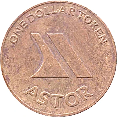 1 Dollar Token - Astor back