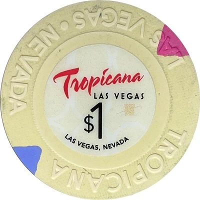 1 Dollar - Tropicana Las Vegas (Las Vegas, Nevada) ND front