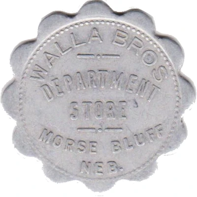 1 Dollar - Walla Brothers Department Store (Morse Bluff, Nebraska) ND front