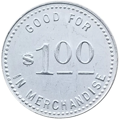 1 Dollar - Western Produce Co. (Clearwater, Nebraska) ND back