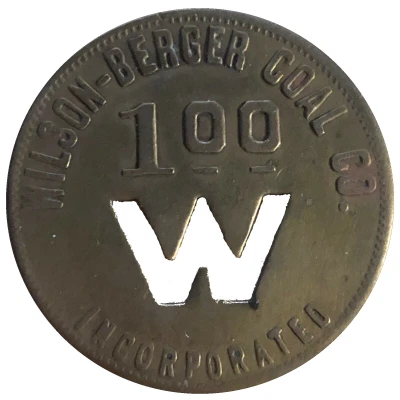 1 Dollar - Wilson-Berger Coal Co. (Grays Knob, Kentucky) ND front