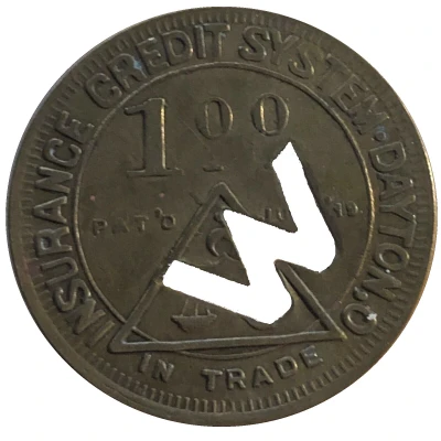 1 Dollar - Wilson-Berger Coal Co. (Grays Knob, Kentucky) ND back