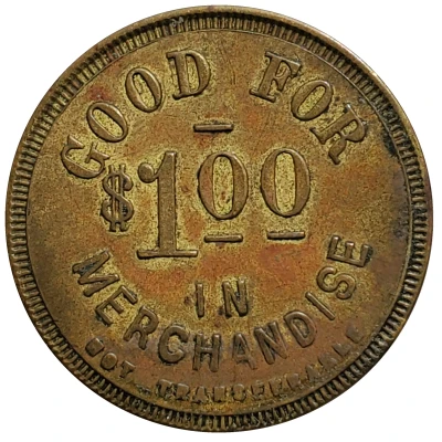 1 Dollar - Wm. J. Schwartz (Hanover, Kansas) ND back