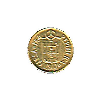 1 Escudo Miniature coin front