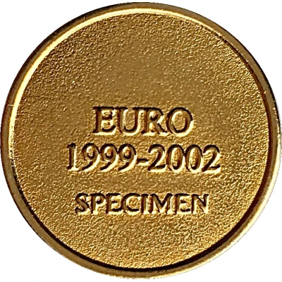 1 Euro 1999-2002 Specimen back