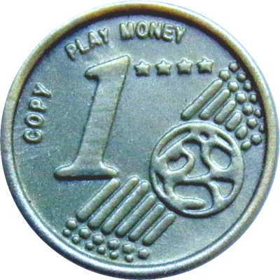 1 Euro Cent (Play Money) ND front