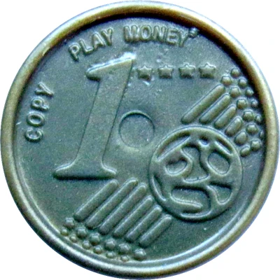 1 Euro Cent (Play Money) ND back