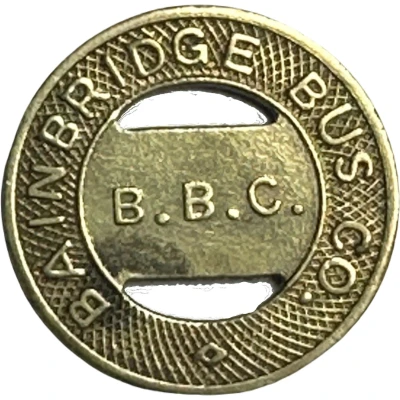 1 Fare - Bainbridge Bus Co. (Port Deposit, Maryland) ND front