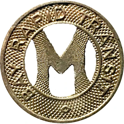 1 Fare - Bay Rapid Transit (Monterey, California) ND front