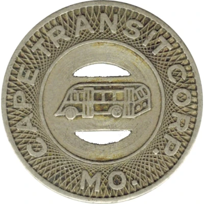 1 Fare - Cape Transit Corp. Mo. (Cape Girardeau, Missouri) ND front