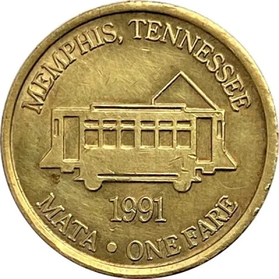 1 Fare - Pyramid Shuttle Memphis, Tennessee front