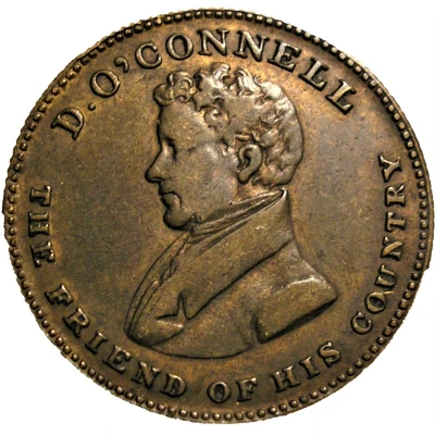 1 Farthing - Daniel O'Connell, Erin Go Bragh ND front