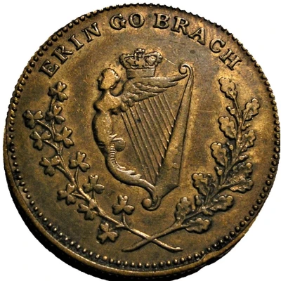 1 Farthing - Daniel O'Connell, Erin Go Bragh ND back