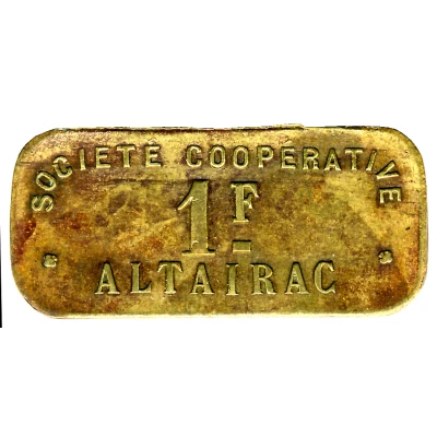 1 Franc - Société Coopérative Altayrac ND front