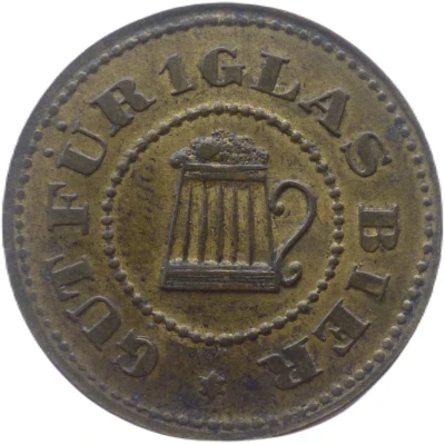 1 Glas Bier - Lobberich (Krefelder Hof H. v. Kruchten) ND back
