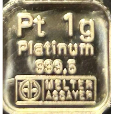 1 Gram Platinum (Argor-Heraeus) ND back