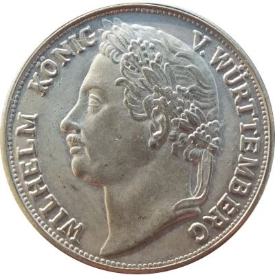 1 Gulden - Wilhelm I (Silver Jubilee) ND front