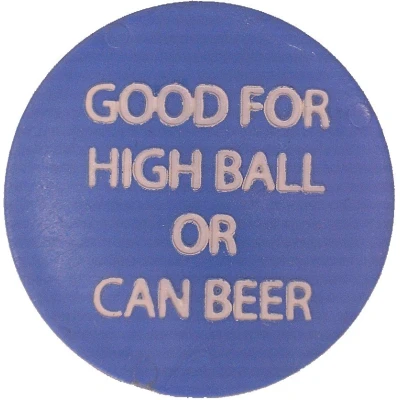 1 High Ball or Can Beer - Evansville Golf Course (Evansville, Wisconsin) ND back