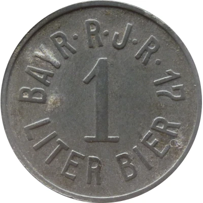 1 Liter Bier - Germersheim (BAYR. R.J.R. 17) ND front