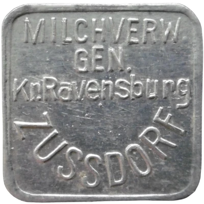 1 Liter - Zussdorf (Milchverw. Gen. Kr. Ravensburg) ND front