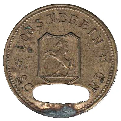 1 Mark (Schwäbisch Gmünd - Consumverein) ND front