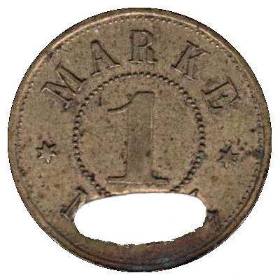 1 Mark (Schwäbisch Gmünd - Consumverein) ND back