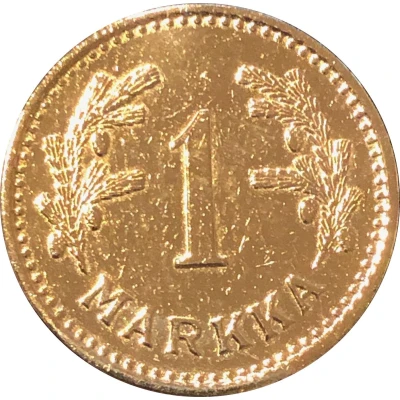 1 Markka front