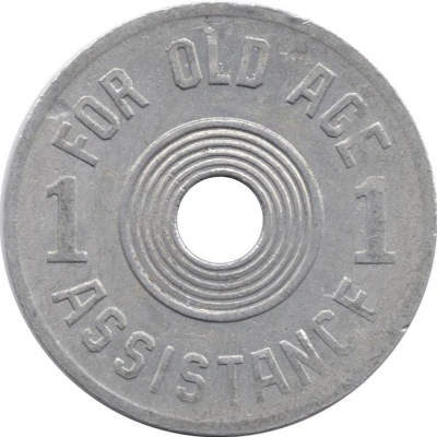 1 Mill - Consumer's Tax Token for Old Age Assistance Oklahoma ND back