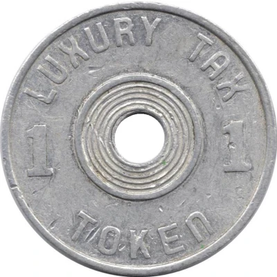 1 Mill - Luxury Tax Token Alabama ND back