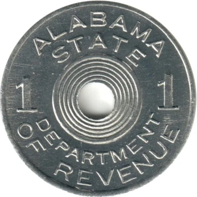 1 Mill - Sales Tax Token Alabama ND front