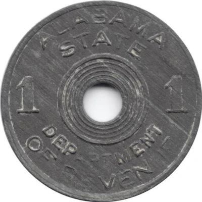 1 Mill - Sales Tax Token Alabama ND front