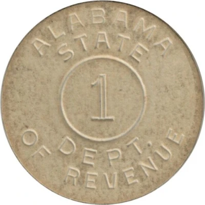 1 Mill - Sales Tax Token Alabama ND front
