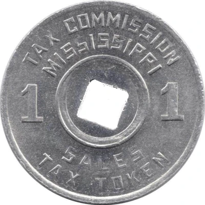 1 Mill - Sales Tax Token Mississippi ND front