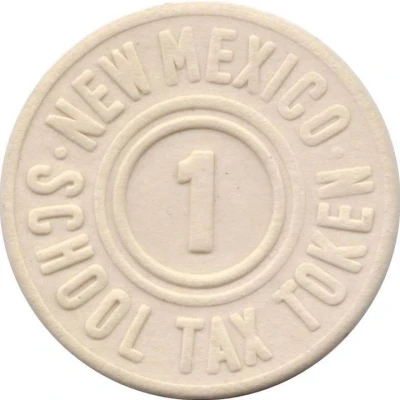 1 Mill - School Tax Token New Mexico ND front