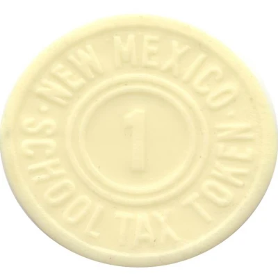 1 Mill - School Tax Token New Mexico ND front