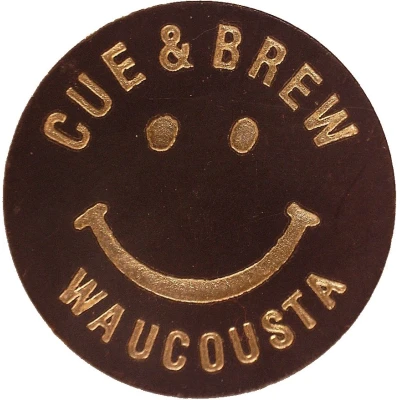 1 Mixed Drink - Cue & Brew (Waucousta, Wisconsin) ND front