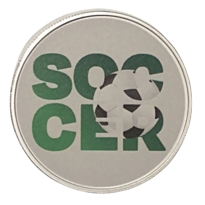 1 Ounce - APMEX (Soccer, Silhouette) ND front